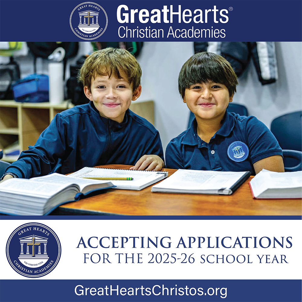 Great Hearts Christos Private Christian Academy | Accepting applications for the 2025-26 school year.