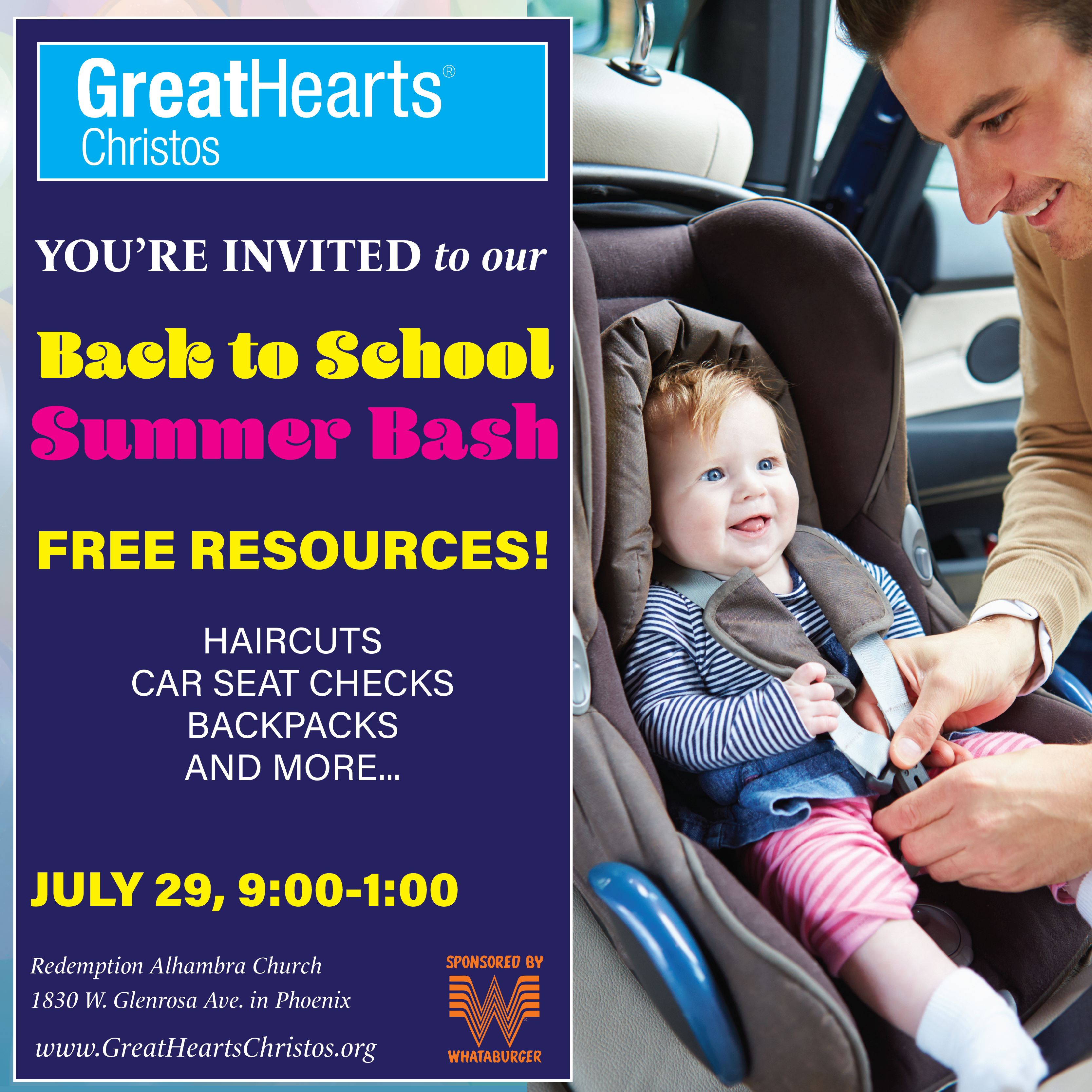 Back to school bash carseat checks