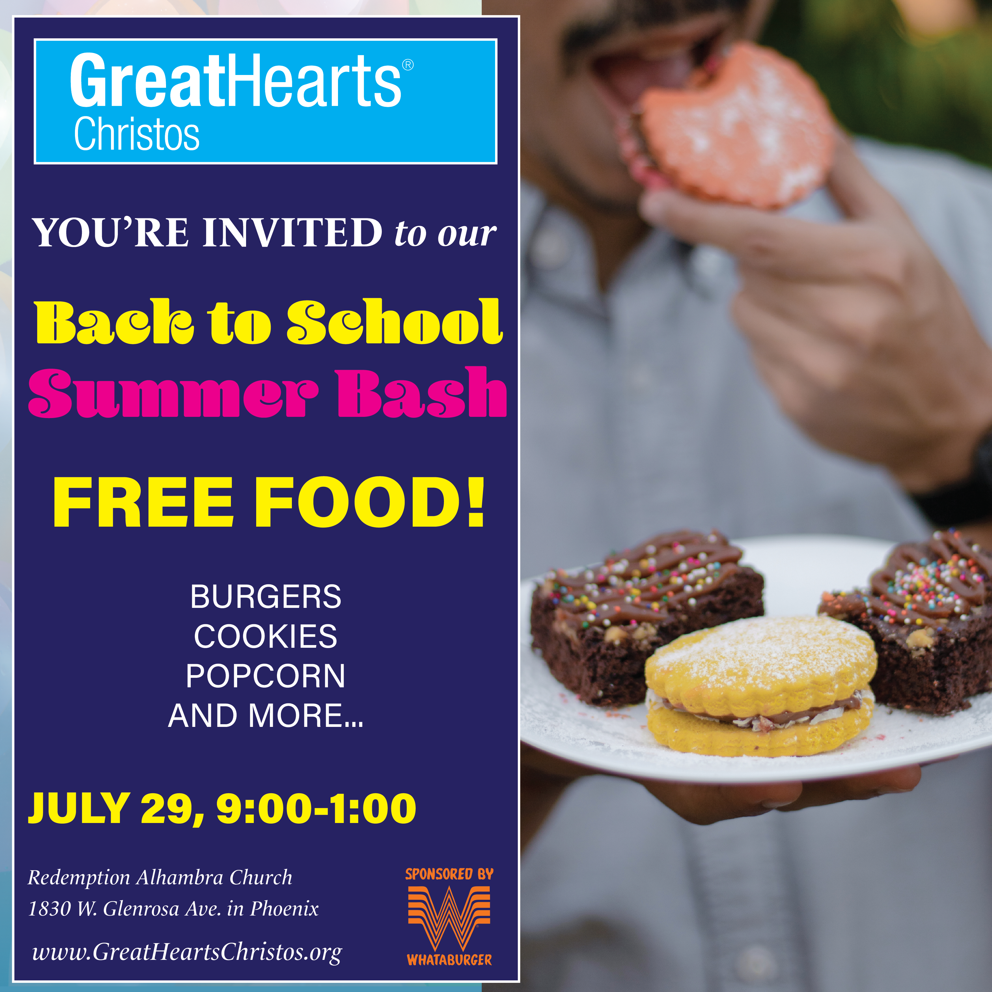 Back to school bash free food