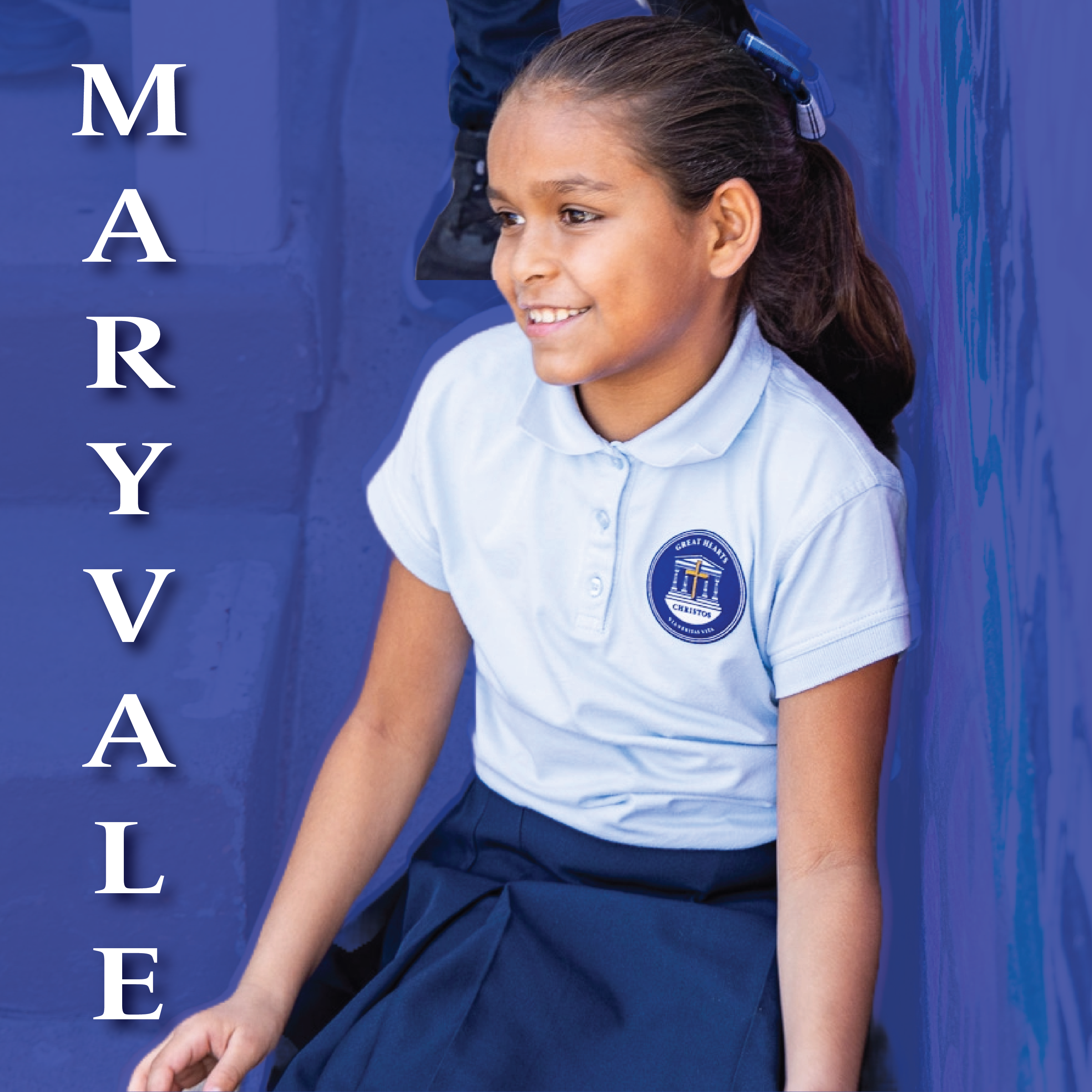 Great Hearts Christos Maryvale - girl sitting at school