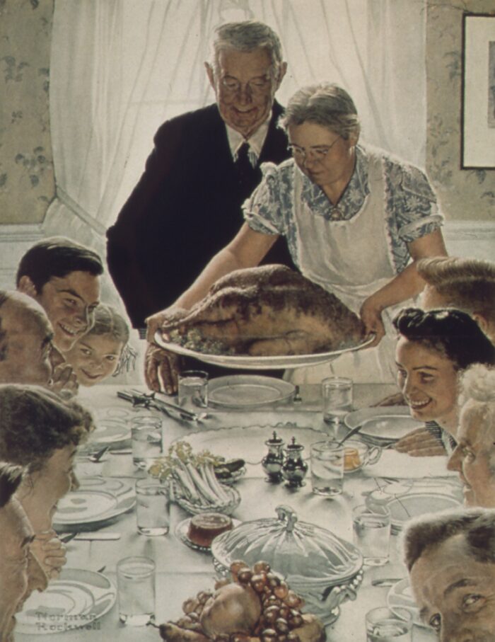 Freedom From Want by Norman Rockwell